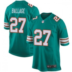 Kalen Ballage Miami Dolphins men Game Alternate Nike Jersey Aqua Kalen Ballage Miami Dolphins men Game Alternate Nike Jersey Aqua