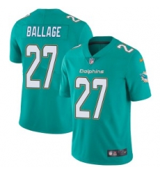 Kalen Ballage Miami Dolphins men Limited Team Color Vapor Untouchable Nike Jersey Aqua