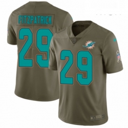 Mens Nike Miami Dolphins 29 Minkah Fitzpatrick Limited Olive 2017 Salute to Service NFL Jersey Mens Nike Miami Dolphins 29 Minkah Fitzpatrick Limited Olive 2017 Salute to Service NFL Jersey