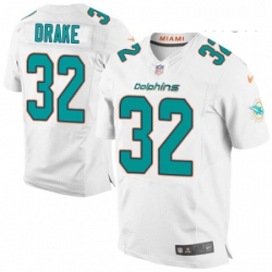 Mens Nike Miami Dolphins 32 Kenyan Drake Elite White NFL Jersey Mens Nike Miami Dolphins 32 Kenyan Drake Elite White NFL Jersey