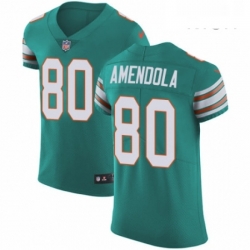 Mens Nike Miami Dolphins 80 Danny Amendola Aqua Green Alternate Vapor Untouchable Elite Player NFL Jersey Mens Nike Miami Dolphins 80 Danny Amendola Aqua Green Alternate Vapor Untouchable Elite Player NFL Jersey