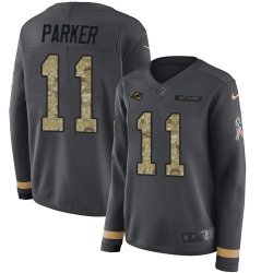 Nike Dolphins #11 DeVante Parker Anthracite Salute to Service Nike Dolphins #11 DeVante Parker Anthracite Salute to Service