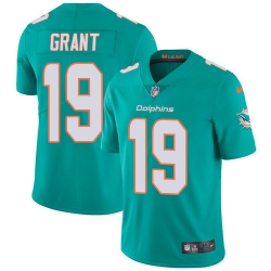 Nike Dolphins #19 Jakeem Grant Aqua Green Team Color Men Stitched NFL Vapor Untouchable Limited Jersey Nike Dolphins #19 Jakeem Grant Aqua Green Team Color Men Stitched NFL Vapor Untouchable Limited Jersey