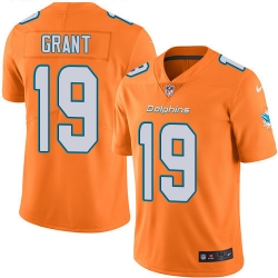 Nike Dolphins #19 Jakeem Grant Orange Men Stitched NFL Limited Rush Jersey Nike Dolphins #19 Jakeem Grant Orange Men Stitched NFL Limited Rush Jersey