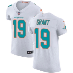 Nike Dolphins #19 Jakeem Grant White Men Stitched NFL Vapor Untouchable Elite Jersey Nike Dolphins #19 Jakeem Grant White Men Stitched NFL Vapor Untouchable Elite Jersey