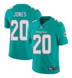 Nike Dolphins #20 Reshad Jones Aqua Green Team Color Mens Stitched NFL Vapor Untouchable Limited Jersey