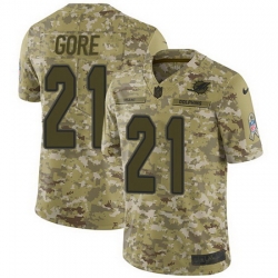 Nike Dolphins #21 Frank Gore Camo Mens Stitched NFL Limited 2018 Salute To Service Jersey Nike Dolphins #21 Frank Gore Camo Mens Stitched NFL Limited 2018 Salute To Service Jersey