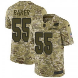 Nike Dolphins #55 Jerome Baker Camo Mens Stitched NFL Limited 2018 Salute To Service Jersey Nike Dolphins #55 Jerome Baker Camo Mens Stitched NFL Limited 2018 Salute To Service Jersey