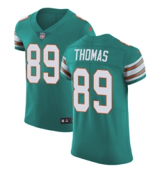 Nike Dolphins #89 Julius Thomas Aqua Green Alternate Mens Stitched NFL Vapor Untouchable Elite Jersey