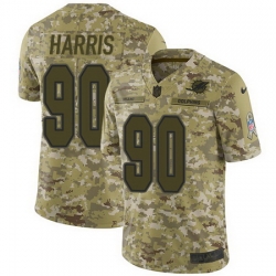 Nike Dolphins #90 Charles Harris Camo Mens Stitched NFL Limited 2018 Salute To Service Jersey Nike Dolphins #90 Charles Harris Camo Mens Stitched NFL Limited 2018 Salute To Service Jersey