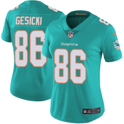Nike Dolphins #86 Mike Gesicki Aqua Green Team Color Womens Stitched NFL Vapor Untouchable Limited Jersey Nike Dolphins #86 Mike Gesicki Aqua Green Team Color Womens Stitched NFL Vapor Untouchable Limited Jersey