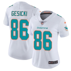 Nike Dolphins #86 Mike Gesicki White Womens Stitched NFL Vapor Untouchable Limited Jersey Nike Dolphins #86 Mike Gesicki White Womens Stitched NFL Vapor Untouchable Limited Jersey