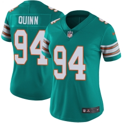 Nike Dolphins #94 Robert Quinn Aqua Green Alternate Womens Stitched NFL Vapor Untouchable Limited Jersey Nike Dolphins #94 Robert Quinn Aqua Green Alternate Womens Stitched NFL Vapor Untouchable Limited Jersey