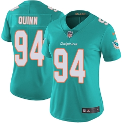 Nike Dolphins #94 Robert Quinn Aqua Green Team Color Womens Stitched NFL Vapor Untouchable Limited Jersey Nike Dolphins #94 Robert Quinn Aqua Green Team Color Womens Stitched NFL Vapor Untouchable Limited Jersey