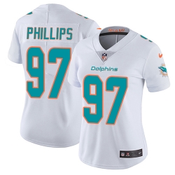 Nike Dolphins #97 Jordan Phillips White Womens Stitched NFL Vapor Untouchable Limited Jersey Nike Dolphins #97 Jordan Phillips White Womens Stitched NFL Vapor Untouchable Limited Jersey