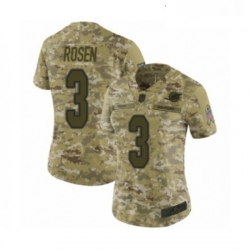 Womens Miami Dolphins 3 Josh Rosen Limited Camo 2018 Salute to Service Football Jersey Womens Miami Dolphins 3 Josh Rosen Limited Camo 2018 Salute to Service Football Jersey