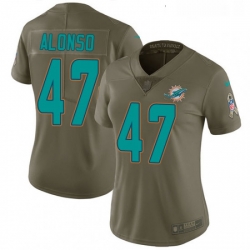 Womens Nike Miami Dolphins 47 Kiko Alonso Limited Olive 2017 Salute to Service NFL Jersey Womens Nike Miami Dolphins 47 Kiko Alonso Limited Olive 2017 Salute to Service NFL Jersey