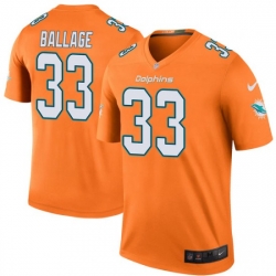 Youth Kalen Ballage Miami Dolphins Color Rush Legend Nike Jersey Orange Youth Kalen Ballage Miami Dolphins Color Rush Legend Nike Jersey Orange