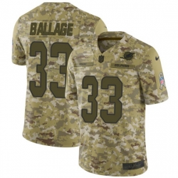 Youth Kalen Ballage Miami Dolphins Limited 2018 Salute to Service Nike Jersey Camo Youth Kalen Ballage Miami Dolphins Limited 2018 Salute to Service Nike Jersey Camo
