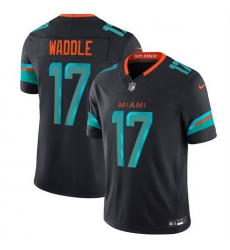Youth Miami Dolphins 17 Jaylen Waddle Black 2025 F U S E Rivalries Vapor Limited Stitched Football Jersey Youth Miami Dolphins 17 Jaylen Waddle Black 2025 F U S E Rivalries Vapor Limited Stitched Football Jersey