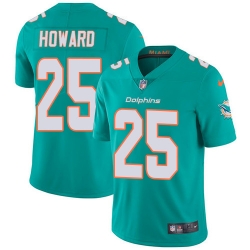 Youth Nike Dolphins 25 Xavien Howard Aqua Green Team Color Stitched NFL Vapor Untouchable Limited Jersey Youth Nike Dolphins 25 Xavien Howard Aqua Green Team Color Stitched NFL Vapor Untouchable Limited Jersey