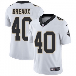 Nike Saints #40 Delvin Breaux White Mens Stitched NFL Vapor Untouchable Limited Jersey Nike Saints #40 Delvin Breaux White Mens Stitched NFL Vapor Untouchable Limited Jersey