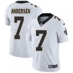 Nike Saints #7 Morten Andersen White Mens Stitched NFL Vapor Untouchable Limited Jersey Nike Saints #7 Morten Andersen White Mens Stitched NFL Vapor Untouchable Limited Jersey