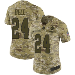 Nike Saints #24 Vonn Bell Camo Women Stitched NFL Limited 2018 Salute to Service Jersey Nike Saints #24 Vonn Bell Camo Women Stitched NFL Limited 2018 Salute to Service Jersey