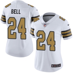 Nike Saints #24 Vonn Bell White Womens Stitched NFL Limited Rush Jersey Nike Saints #24 Vonn Bell White Womens Stitched NFL Limited Rush Jersey