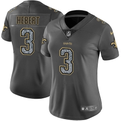 Nike Saints #3 Bobby Hebert Gray Static Womens NFL Vapor Untouchable Game Jersey Nike Saints #3 Bobby Hebert Gray Static Womens NFL Vapor Untouchable Game Jersey