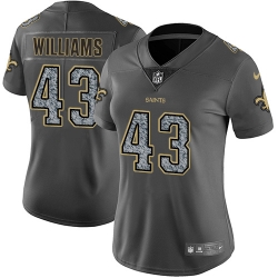 Nike Saints #43 Marcus Williams Gray Static Womens NFL Vapor Untouchable Game Jersey Nike Saints #43 Marcus Williams Gray Static Womens NFL Vapor Untouchable Game Jersey