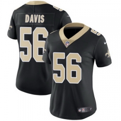 Nike Saints #56 DeMario Davis Black Team Color Womens Stitched NFL Vapor Untouchable Limited Jersey Nike Saints #56 DeMario Davis Black Team Color Womens Stitched NFL Vapor Untouchable Limited Jersey