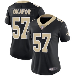 Nike Saints #57 Alex Okafor Black Team Color Womens Stitched NFL Vapor Untouchable Limited Jersey Nike Saints #57 Alex Okafor Black Team Color Womens Stitched NFL Vapor Untouchable Limited Jersey