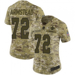 Nike Saints 72 Terron Armstead Camo Womens Stitched NFL Limited 2018 Salute to Service Jersey Nike Saints 72 Terron Armstead Camo Womens Stitched NFL Limited 2018 Salute to Service Jersey