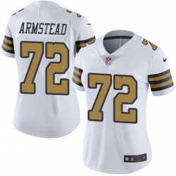 Nike Saints 72 Terron Armstead White Womens Stitched NFL Limited Rush Jersey Nike Saints 72 Terron Armstead White Womens Stitched NFL Limited Rush Jersey