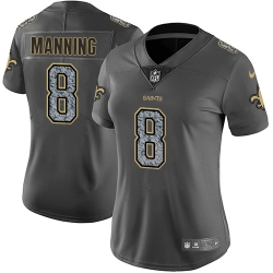 Nike Saints #8 Archie Manning Gray Static Womens NFL Vapor Untouchable Game Jersey Nike Saints #8 Archie Manning Gray Static Womens NFL Vapor Untouchable Game Jersey