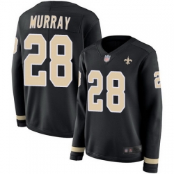 Saints 28 Latavius Murray Black Team Color Womens Stitched Football Limited Therma Long Sleeve Jerseys Saints 28 Latavius Murray Black Team Color Womens Stitched Football Limited Therma Long Sleeve Jerseys
