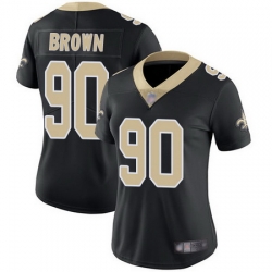 Saints 90 Malcom Brown Black Team Color Womens Stitched Football Vapor Untouchable Limited Jersey Saints 90 Malcom Brown Black Team Color Womens Stitched Football Vapor Untouchable Limited Jersey