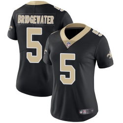 Women Saints 5 Teddy Bridgewater Black Team Color Stitched Football Vapor Untouchable Limited Jersey Women Saints 5 Teddy Bridgewater Black Team Color Stitched Football Vapor Untouchable Limited Jersey