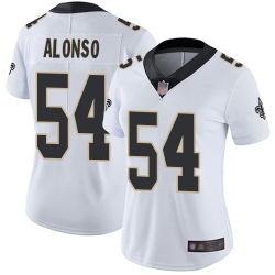 Women Saints 54 Kiko Alonso White Vapor Untouchable Limited Jersey Women Saints 54 Kiko Alonso White Vapor Untouchable Limited Jersey