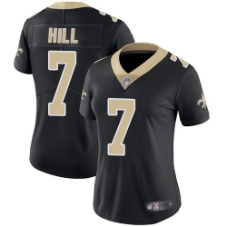 Women Saints 7 Taysom Hill Black Team Color Stitched Football Vapor Untouchable Limited Jersey Women Saints 7 Taysom Hill Black Team Color Stitched Football Vapor Untouchable Limited Jersey