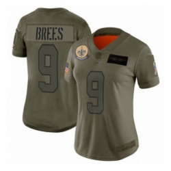 Womens New Orleans Saints 9 Drew Brees Limited Camo 2019 Salute to Service Football Jersey Womens New Orleans Saints 9 Drew Brees Limited Camo 2019 Salute to Service Football Jersey