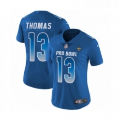 Womens Nike New Orleans Saints 13 Michael Thomas Limited Royal Blue NFC 2019 Pro Bowl NFL Jersey Womens Nike New Orleans Saints 13 Michael Thomas Limited Royal Blue NFC 2019 Pro Bowl NFL Jersey