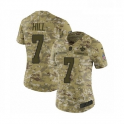 Womens Nike New Orleans Saints 7 Taysom Hill Limited Camo 2018 Salute to Service NFL Jersey Womens Nike New Orleans Saints 7 Taysom Hill Limited Camo 2018 Salute to Service NFL Jersey