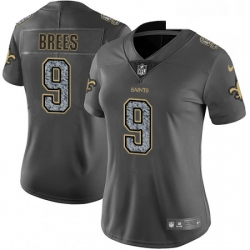 Womens Nike New Orleans Saints 9 Drew Brees Gray Static Vapor Untouchable Limited NFL Jersey Womens Nike New Orleans Saints 9 Drew Brees Gray Static Vapor Untouchable Limited NFL Jersey