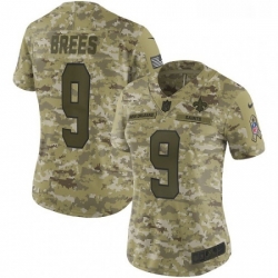 Womens Nike New Orleans Saints 9 Drew Brees Limited Camo 2018 Salute to Service NFL Jerseysey Womens Nike New Orleans Saints 9 Drew Brees Limited Camo 2018 Salute to Service NFL Jerseysey