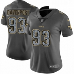 Womens Nike New Orleans Saints 93 Marcus Davenport Limited Black 2016 Salute to Service NFL Jersey Womens Nike New Orleans Saints 93 Marcus Davenport Limited Black 2016 Salute to Service NFL Jersey