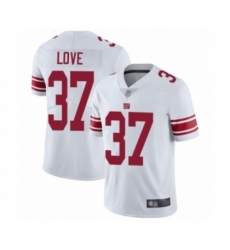 Men New York Giants #37 Julian Love White Vapor Untouchable Limited Player Football Jersey