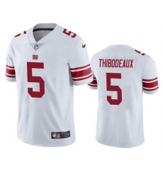 Men New York Giants 5 Kayvon Thibodeaux White Vapor Untouchable Limited Stitched jersey