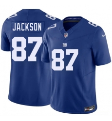 Men New York Giants 87 Courtney Jackson Blue 2026 F U S E Vapor Untouchable Limited Stitched Jersey Men New York Giants 87 Courtney Jackson Blue 2026 F U S E Vapor Untouchable Limited Stitched Jersey